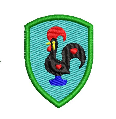 Emblema Galo Barcelos - Patch