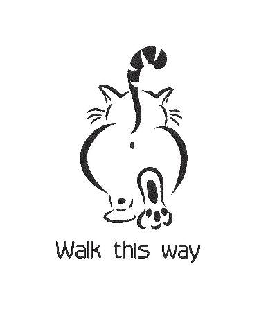 T-Shirt Manga Curta "Walk This Way"