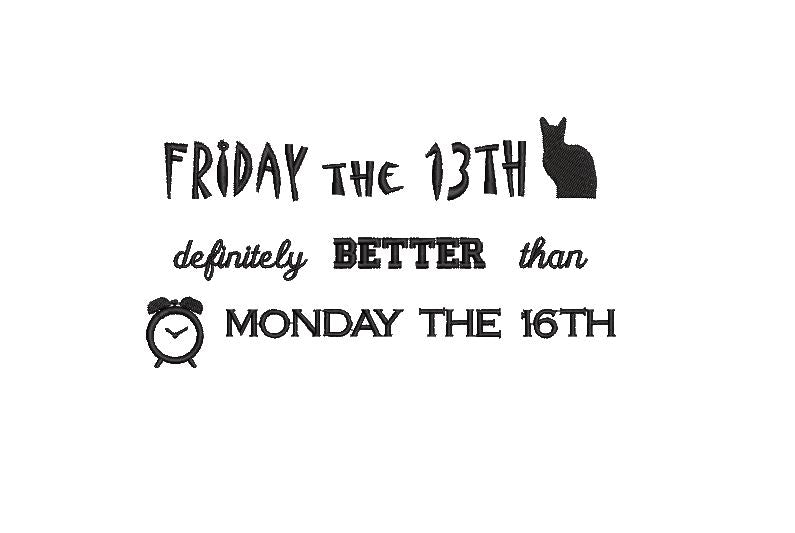 Sweatshirt com Capuz "Friday the 13th"